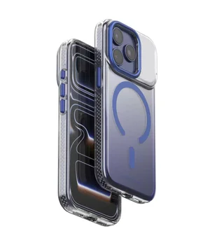 Чехол TPU+PC Puloka Resplendent with Magnetic Fit для Apple iPhone 15 Pro Max (6.7") Blue