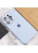 Чехол Silicone Case Full Camera Protective (AA) для Apple iPhone 15 Pro Max (6.7") Голубой / Lilac Blue