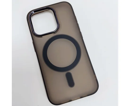 Чехол TPU+PC Lily with MagSafe для Apple iPhone 15 Pro Max (6.7") Dark Gray