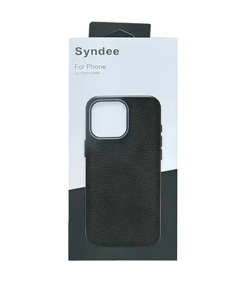 Чохол Syndee with MagSafe для Apple iPhone 15 Pro Max (6.7") Black / Black