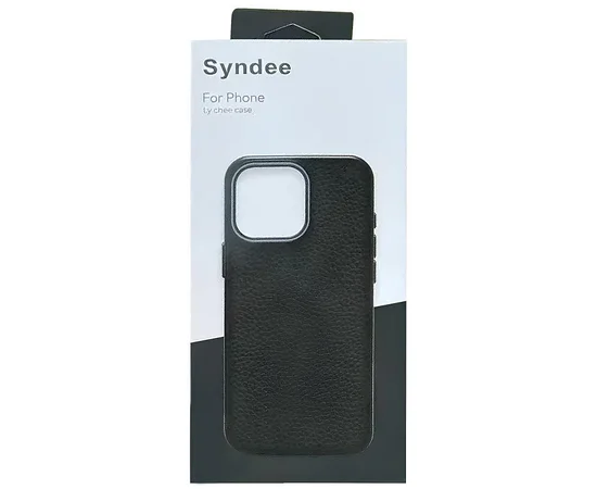 Чехол Syndee with MagSafe для Apple iPhone 15 Pro Max (6.7") Black / Black