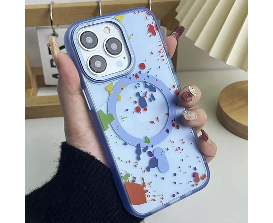 Чехол TPU+PC Flush with MagSafe для Apple iPhone 15 Pro Max (6.7") Lazure