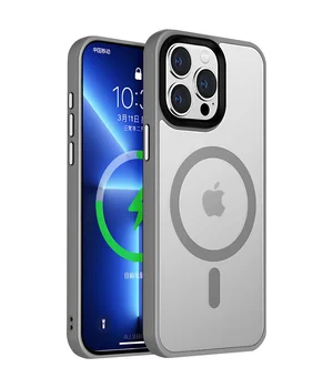 Чехол Ummi Colorful with MagSafe для Apple iPhone 15 Pro Max (6.7") Серый / Grey