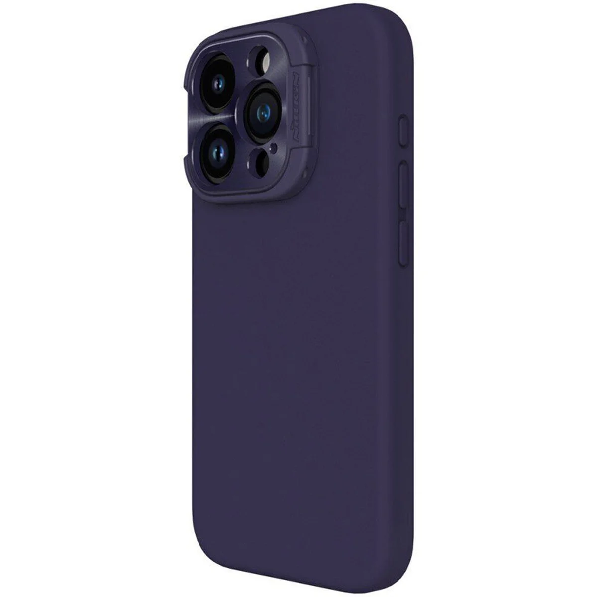 Чехол Silicone Nillkin LensWing Magnetic для Apple iPhone 15 Pro Max (6.7") Фиолетовый / Deep Purple