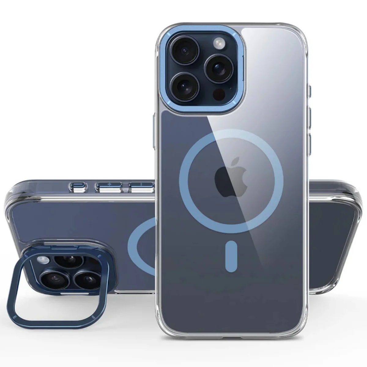 Чехол TPU Space Case Apex with MagSafe для Apple iPhone 15 Pro Max (6.7") Navy Blue