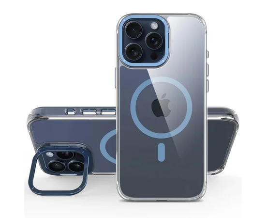 Чехол TPU Space Case Apex with MagSafe для Apple iPhone 15 Pro Max (6.7") Navy Blue