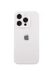 Чехол Silicone Case Full Camera Protective (AA) для Apple iPhone 15 Pro Max (6.7") Белый / White / PVH