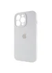 Чехол Silicone Case Full Camera Protective (AA) для Apple iPhone 15 Pro Max (6.7") Белый / White
