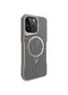 TPU+PC чехол Metal Buttons with MagSafe Carbon Ring для Apple iPhone 15 Pro Max (6.7") Серый
