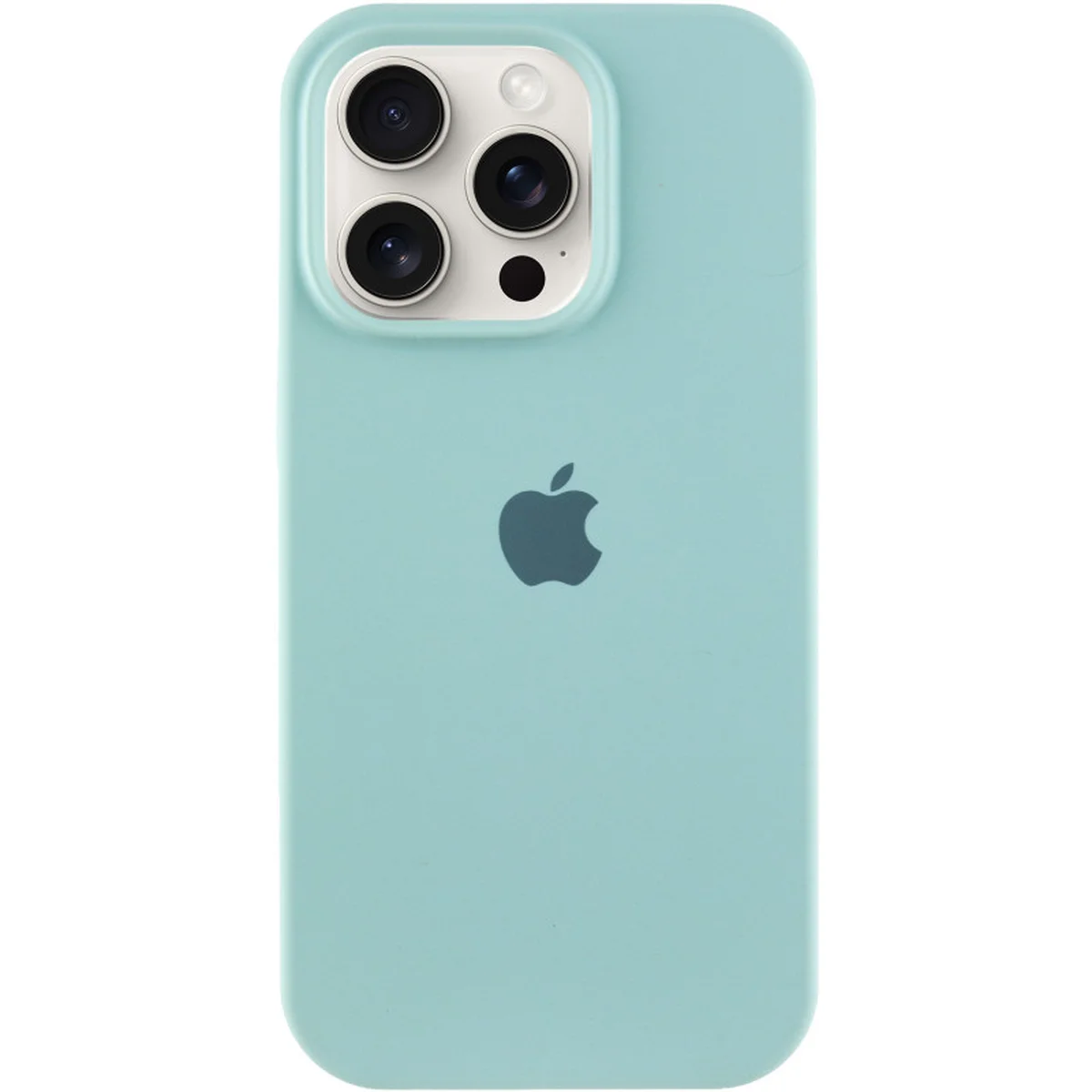 Чехол Silicone Case Full Protective (AA) для Apple iPhone 15 Pro Max (6.7") Бирюзовый / Beryl