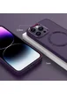 TPU чехол Bonbon Metal Style with MagSafe для Apple iPhone 15 Pro Max (6.7") Фиолетовый / Dark Purple