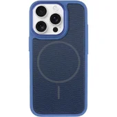 Чехол PC TechWoven Hybrid with MagSafe для Apple iPhone 15 Pro Max (6.7") Blue