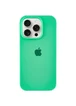 Чехол Silicone Case Full Protective (AA) для Apple iPhone 15 Pro Max (6.7") Зеленый / Spearmint