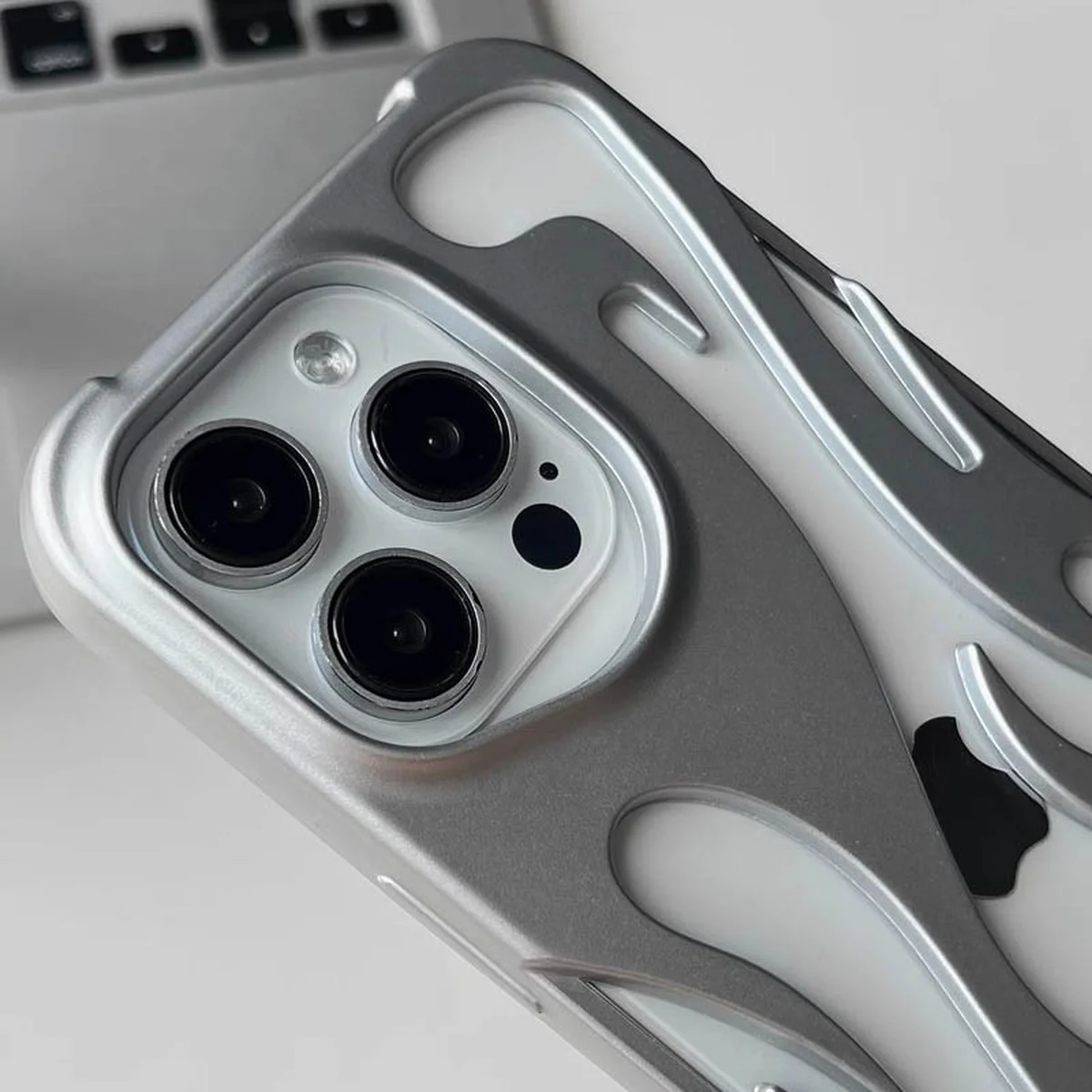 Чехол TPU WinFire для Apple iPhone 15 Pro Max (6.7") Silver