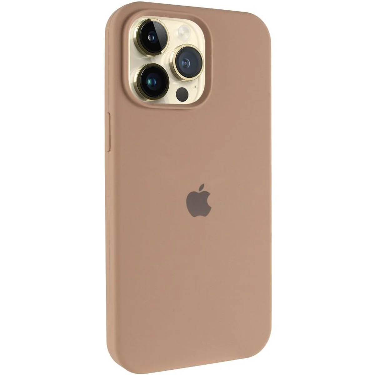 Чехол Silicone Case Full Protective (AA) для Apple iPhone 15 Pro Max (6.7") Бежевый / Desert Gold