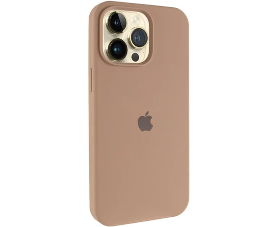 Чехол Silicone Case Full Protective (AA) для Apple iPhone 15 Pro Max (6.7") Бежевый / Desert Gold