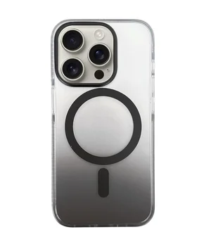 Чехол TPU+PC Phantom with MagSafe для Apple iPhone 15 Pro Max (6.7") Grey