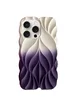 TPU чехол Leaf для Apple iPhone 15 Pro Max (6.7") White / Purple