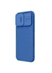 Карбонова накладка Nillkin CamShield Pro Magnetic для Apple iPhone 15 Pro Max (6.7") Blue