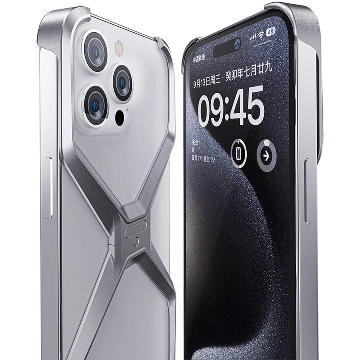 Чохол Bumper X для Apple iPhone 15 Pro Max (6.7") Titanium