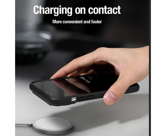 Карбонова накладка Nillkin CamShield Pro Magnetic для Apple iPhone 15 Pro Max (6.7") Black