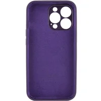 Чехол Silicone Case Full Camera Protective (AA) для Apple iPhone 15 Pro Max (6.7") Фиолетовый / Elderberry