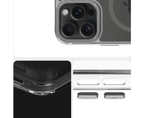 Чохол TPU Space Case Apex with MagSafe для Apple iPhone 15 Pro Max (6.7") Grey