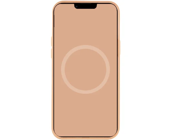 Чехол Silicone case (AAA) full with Magsafe and Animation для Apple iPhone 15 Pro Max (6.7") Оранжевый / Orange Sorbet