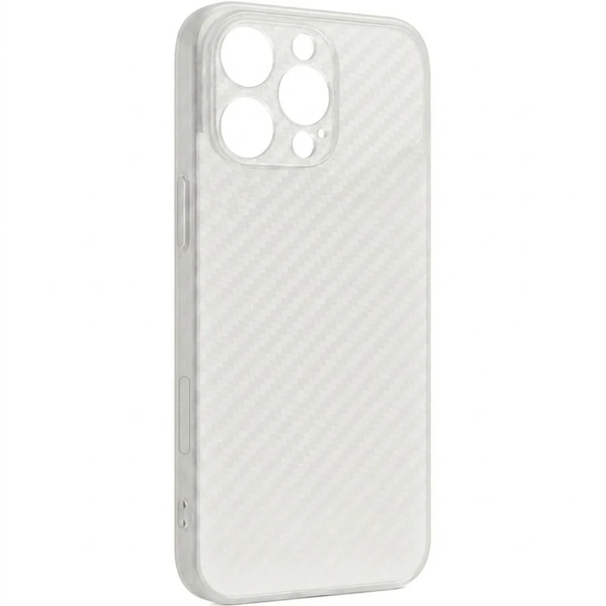 Чехол Getman Carbon Ultra Slim для Apple iPhone 15 Pro Max (6.7") Clear White