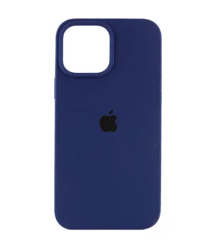 Чехол Silicone Case Full Protective (AA) для Apple iPhone 15 Pro Max (6.7") Синий / Deep navy