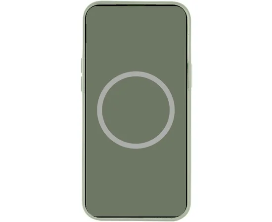 Чохол Silicone case (AAA) full with Magsafe and Animation для Apple iPhone 15 Pro Max (6.7") Зелений / Cypress