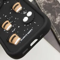 Чохол TPU Toys Case для Apple iPhone 15 Pro Max (6.7") Black / Always Happy