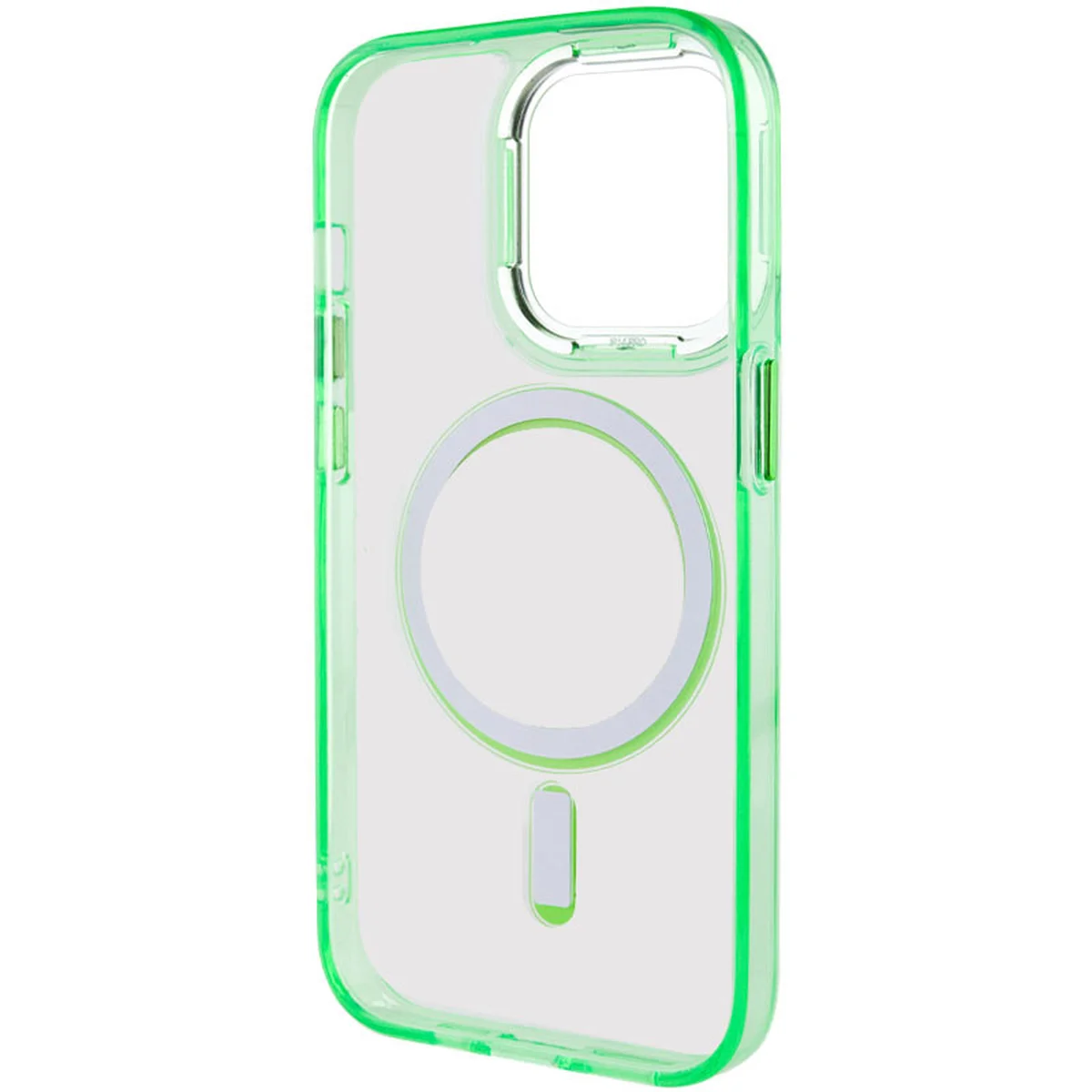 Чехол TPU Iris with MagSafe для Apple iPhone 15 Pro Max (6.7") Салатовый