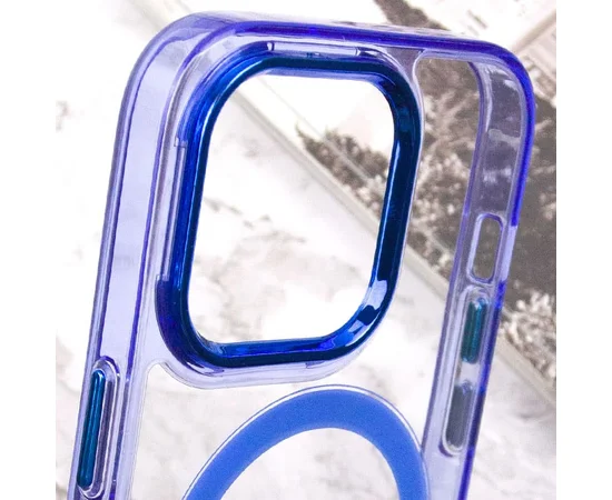 Чехол TPU Iris with MagSafe для Apple iPhone 15 Pro Max (6.7") Синий