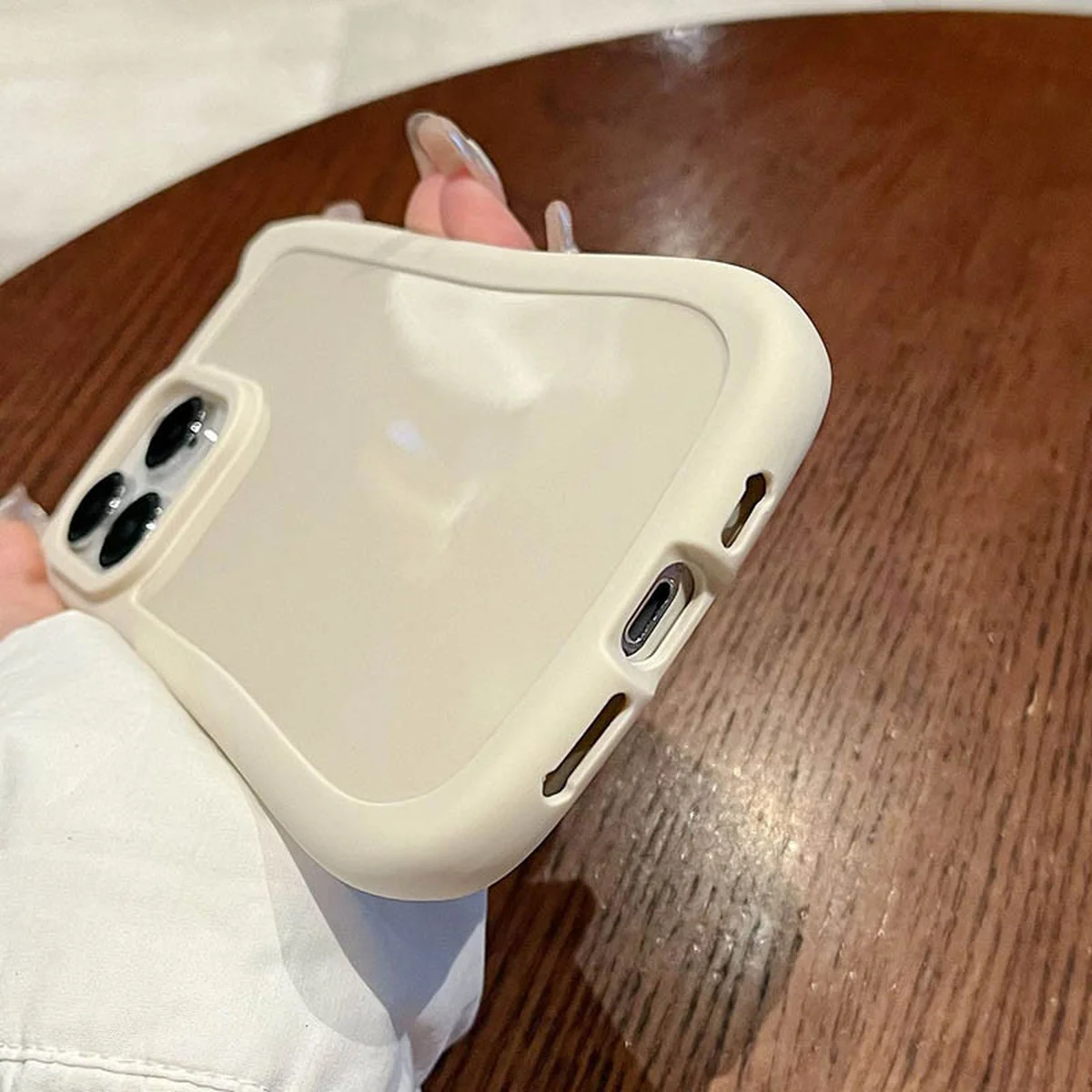 Чехол TPU Cat для Apple iPhone 15 Pro Max (6.7") Antique White