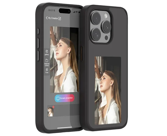 TPU+PC чехол Ink Show 2.0 для Apple iPhone 15 Pro Max (6.7") Black