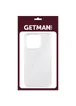 TPU чехол GETMAN Ease logo усиленные углы для Apple iPhone 15 Pro Max (6.7") Бесцветный (прозрачный)