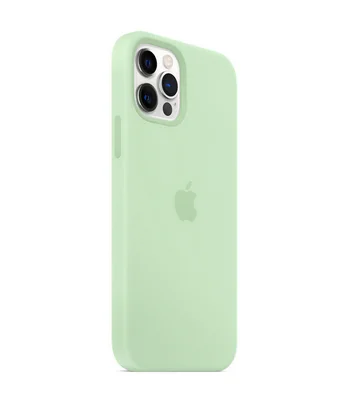 Чохол Silicone Case Full Protective (AA) для Apple iPhone 15 Pro Max (6.7") Зелений / Pistachio