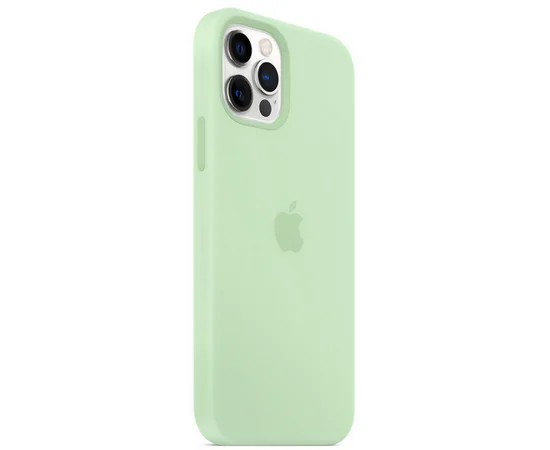Чехол Silicone Case Full Protective (AA) для Apple iPhone 15 Pro Max (6.7") Зеленый / Pistachio