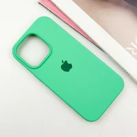 Чехол Silicone Case Full Protective (AA) для Apple iPhone 15 Pro Max (6.7") Зеленый / Spearmint