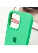 Чехол Silicone Case Full Protective (AA) для Apple iPhone 15 Pro Max (6.7") Зеленый / Spearmint