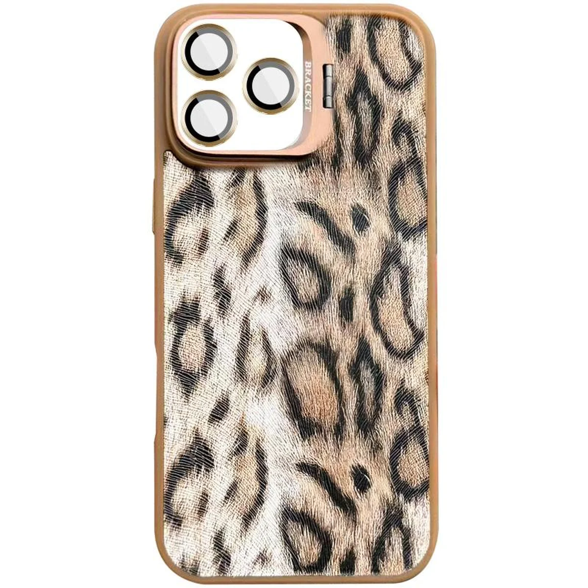 Чехол TPU+PC Wild Leopard with MagSafe and Lens для Apple iPhone 15 Pro Max (6.7") Brown