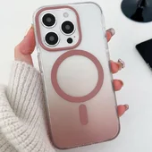 Чехол TPU+PC Phantom with MagSafe для Apple iPhone 15 Pro Max (6.7") Rose Gold