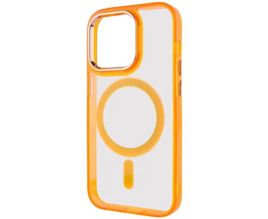 Чехол TPU Iris with MagSafe для Apple iPhone 15 Pro Max (6.7") Оранжевый