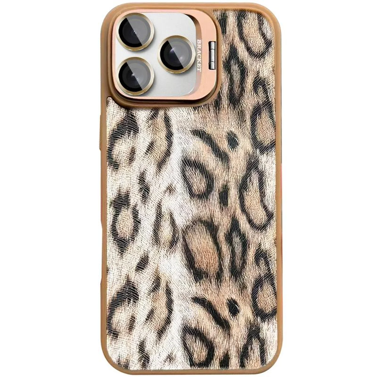 Чехол TPU+PC Wild Leopard with MagSafe and Lens для Apple iPhone 15 Pro Max (6.7") Brown