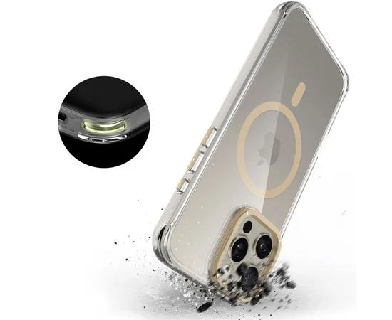 Чохол TPU Space Case Apex with MagSafe для Apple iPhone 15 Pro Max (6.7") Gold