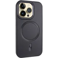 Кожаный чехол SnapCase with MagSafe для Apple iPhone 15 Pro Max (6.7") Black