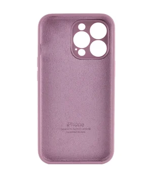 Чохол Silicone Case Full Camera Protective (AA) для Apple iPhone 15 Pro Max (6.7") Ліловий / Lilac Pride
