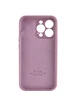 Чохол Silicone Case Full Camera Protective (AA) для Apple iPhone 15 Pro Max (6.7") Ліловий / Lilac Pride
