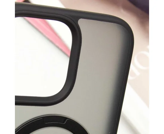 Чехол Ummi Colorful with MagSafe HQ Ring для Apple iPhone 15 Pro Max (6.7") Black